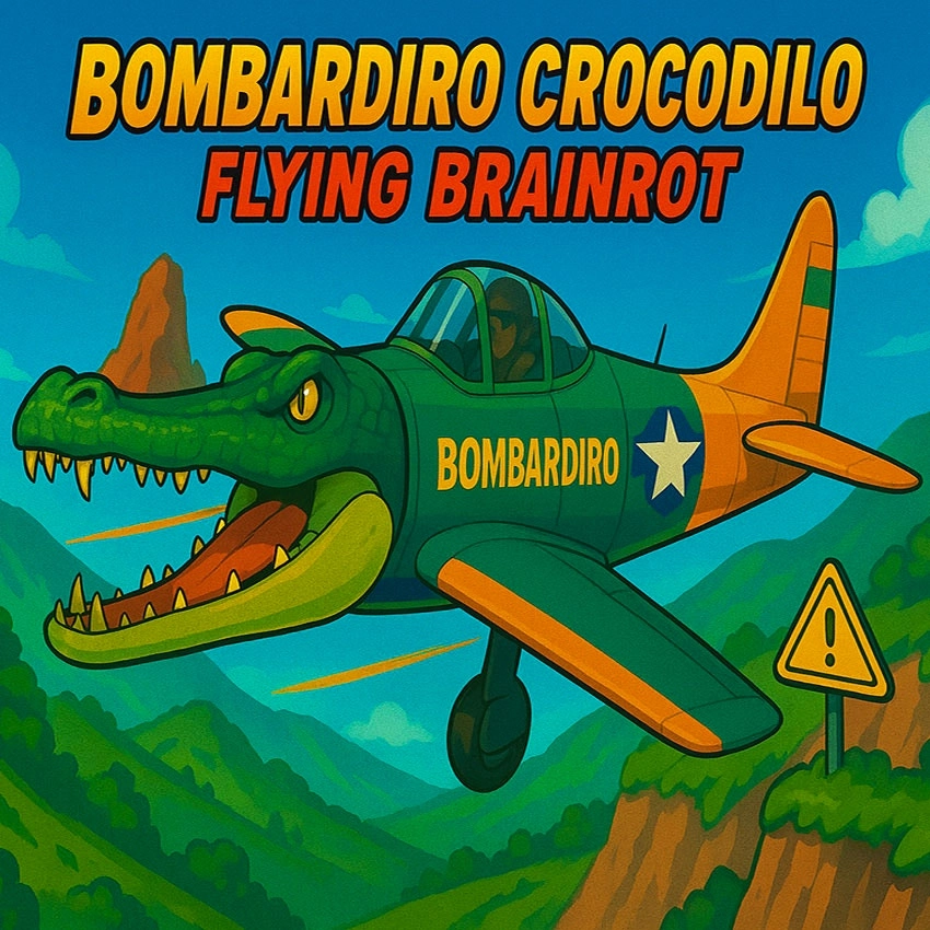 Bombardiro Crocodilo Flying Brainrot