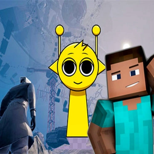 Only Up at Minecraft & Sprunki