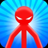 Red Stickman vs Monster School