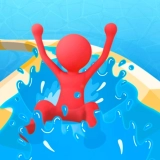 Waterpark Slide Race